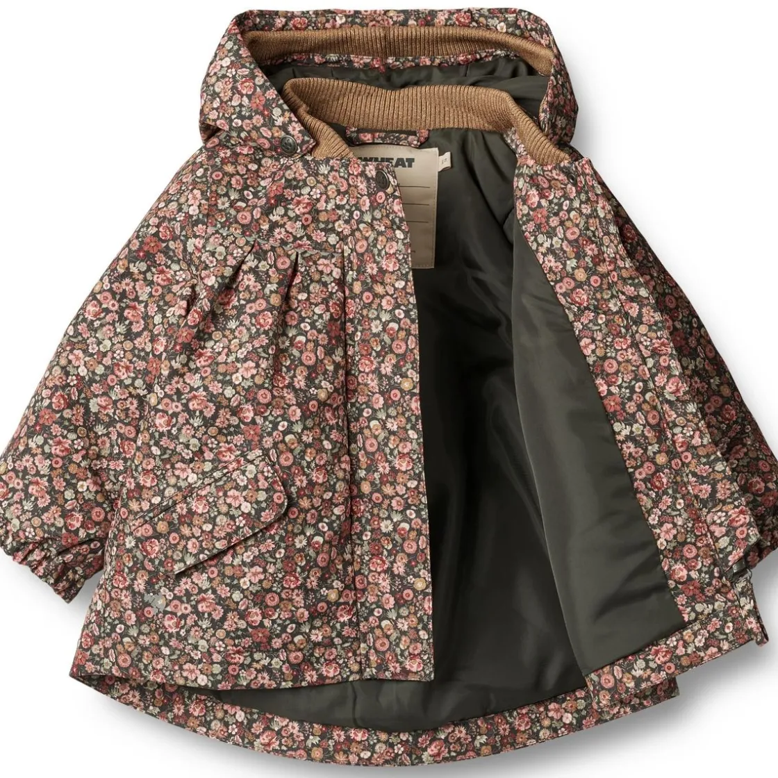 Fashion Wheat Mimmi vinterjakke til småbarn, eggplant buttercups Jakker Barn | Jakker Baby