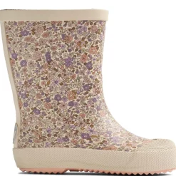 Fashion Wheat Muddy gummistøvler til barn, lilac flower meadow Gummistøvler/termostøvler