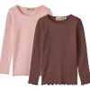 Online 2-pack Reese rib lace gensere til barn, rose frost Gensere & Overdeler Jente | Gensere & Overdeler Gutt