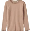New Reese rib lace genser til barn, nugat rose Gensere & Overdeler Jente | Gensere & Overdeler Gutt