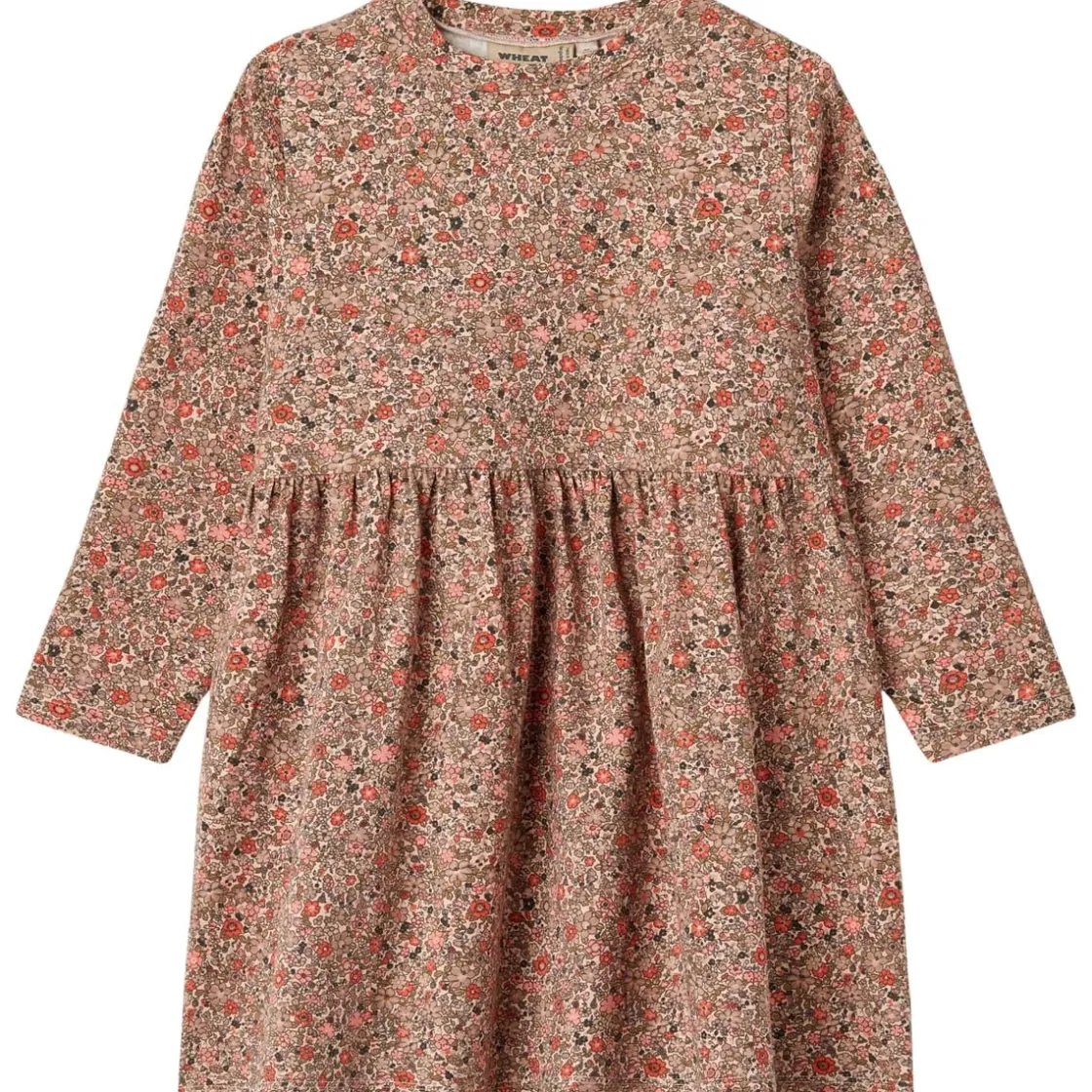 Online Sessa langermet kjole barn, rose flower meadow Penklær Jente | Penklær Baby Gutt