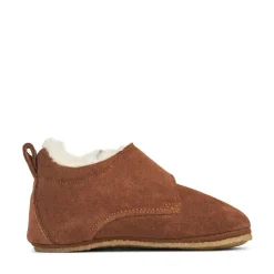 New Wheat Taj ulltøfler til baby, cognac Tøfler