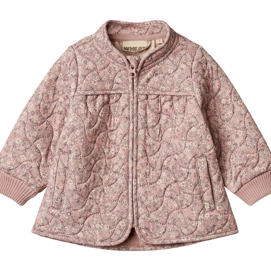 Discount Wheat Thilde termojakke til baby, powder flower meadow Jakker Barn | Jakker Baby