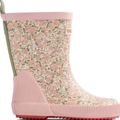 New Wheat Welly gummistøvler til barn, ivory flower meadow Gummistøvler/termostøvler