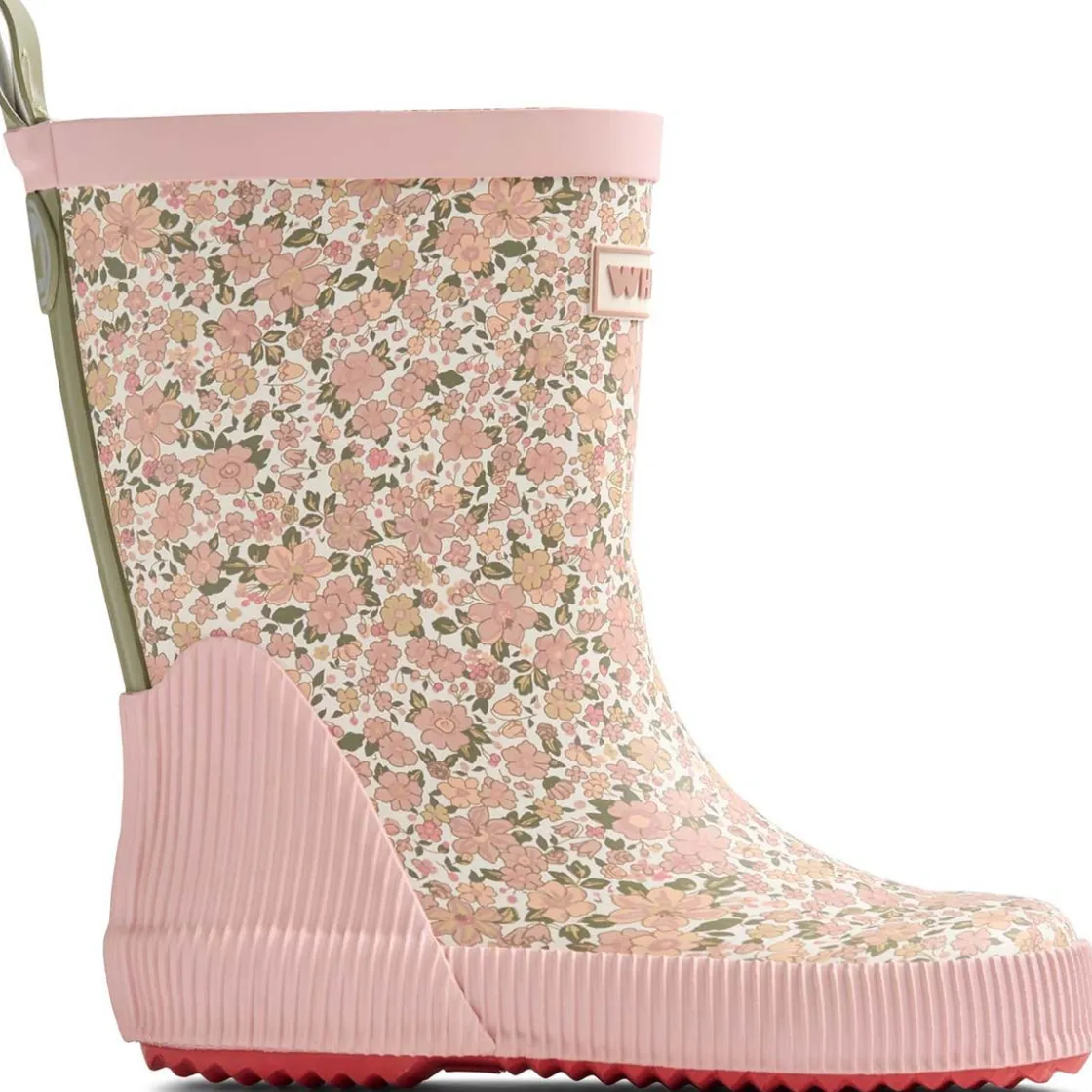 New Wheat Welly gummistøvler til barn, ivory flower meadow Gummistøvler/termostøvler